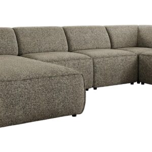 wohnli-moebel-suche-800001599674 Wohnli Möbelsuche - WOHNLANDSCHAFT MODARO U 5M - Grau Struktur - Links