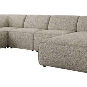 wohnli-moebel-suche-800001599700 Wohnli Möbelsuche - WOHNLANDSCHAFT MODARO U 5M - Beige Struktur - Rechts