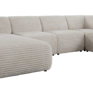 wohnli-moebel-suche-800001599827 Wohnli Möbelsuche - WOHNLANDSCHAFT MODARO U 5M - Beige Cord - Links