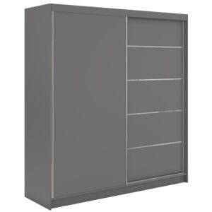 wohnli-moebel-suche-800001599971 Wohnli Möbelsuche - SCHWEBETÜRENSCHRANK 200 - MACEDONIA - Grau