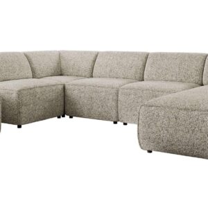 wohnli-moebel-suche-800001599979 Wohnli Möbelsuche - WOHNLANDSCHAFT MODARO U 6M - Beige Struktur - Rechts