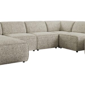 wohnli-moebel-suche-800001600006 Wohnli Möbelsuche - WOHNLANDSCHAFT MODARO U 6M - Beige Struktur - Links