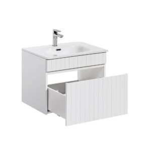 WASCHTISCH 60cm Zelie Weiß Holzwerkstoff Petits-meubles Möbel > Schränke > Badezimmerschränke > Waschtische Weiß