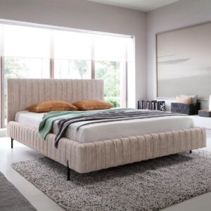 BOXBETT 160/200 Ori Beige Holz Petits-meubles Möbel > Betten > Boxspringbetten Beige