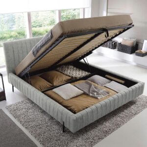 wohnli-moebel-suche-800001606328-1 BOXBETT 160/200 Ori Grau Holz Petits-meubles Möbel > Betten > Boxspringbetten Grau
