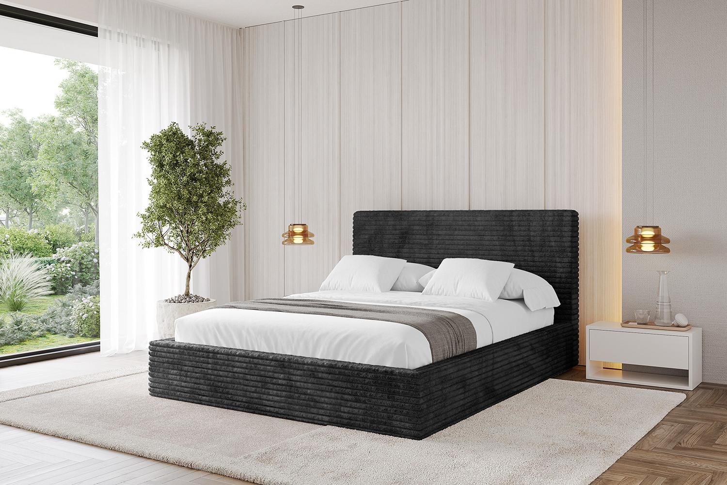 wohnli-moebel-suche-800001609241-1 Boxbett ohne Matratze - ALOVA 200x200 Schwarz