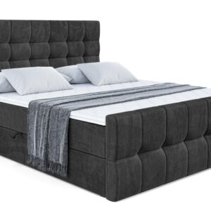 Wohnli Möbelsuche - BOXBETT BERO-Z - 180 x 200 - H4 - Schwarz