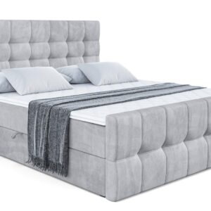 Wohnli Möbelsuche - BOXBETT BERO-Z - 160 x 200 - H3 - Hellgrau