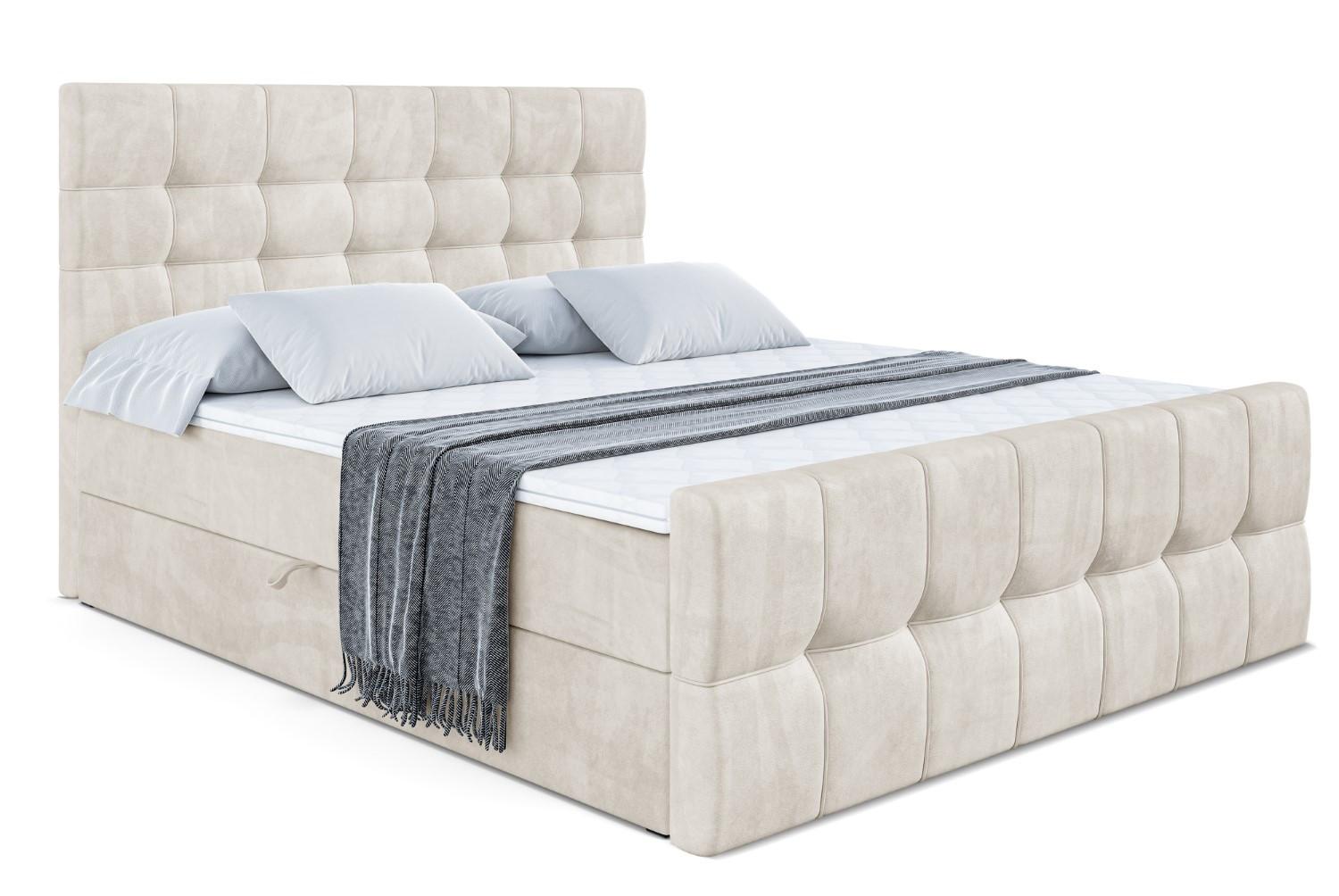 Wohnli Möbelsuche - BOXBETT BERO-Z - 180 x 200 - H3 - Ecru