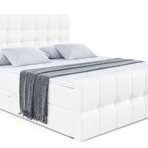 Wohnli Möbelsuche - BOXBETT BERO-Z - 160 x 200 - H4 - Weiß Hochglanz