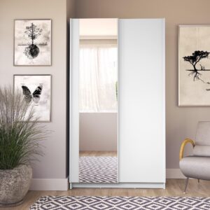 wohnli-moebel-suche-800001609914-1 6cm 2-türig mit Spiegel Weiß