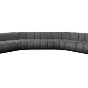 Wohnli Möbelsuche - WOHNLANDSCHAFT modulares Sofa Lazro-U1 - 373x373x70 cm Dunkelgrau