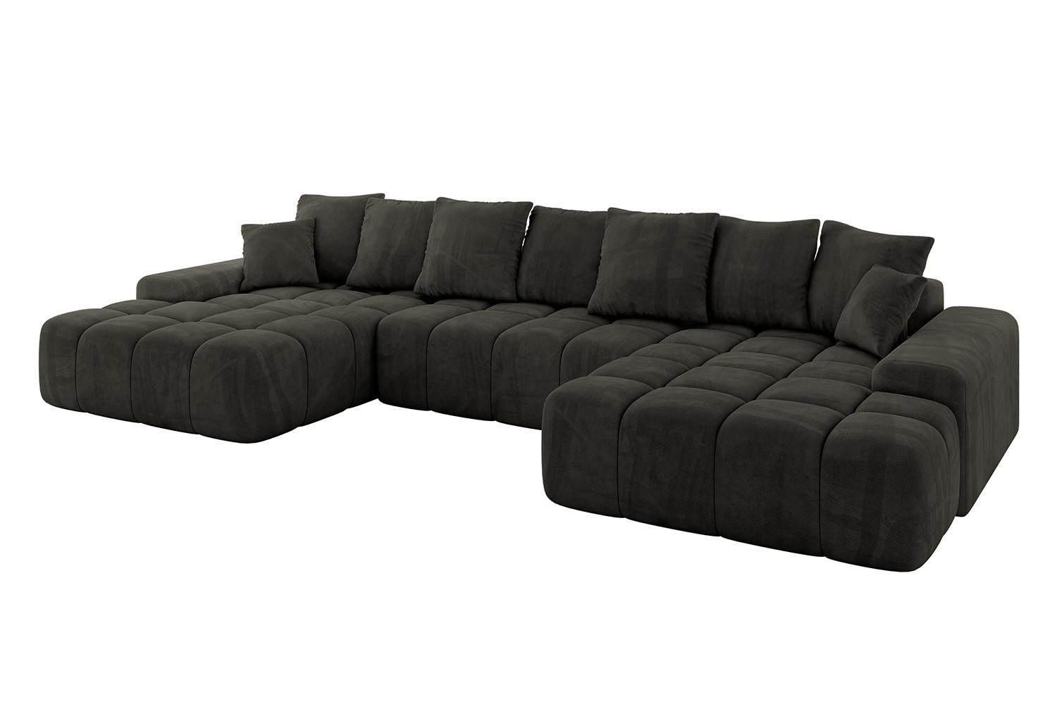 wohnli-moebel-suche-800001616799 Wohnli Möbelsuche - WOHNLANDSCHAFT ENSI-U - 353x164x69 cm Schwarz