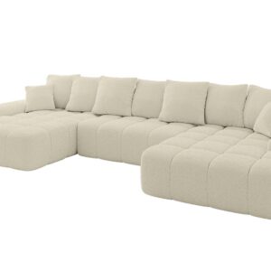 wohnli-moebel-suche-800001616813 Wohnli Möbelsuche - WOHNLANDSCHAFT ENSI-U - 353x164x69 cm Creme
