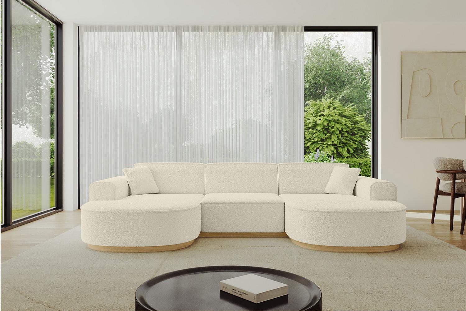 wohnli-moebel-suche-800001616815-1 WOHNLANDSCHAFT MARI-U1-v2 - 303x171x83 cm Beige Bouclé Textil ALTDECOR Möbel > Sofas & Couches > Wohnlandschaften > Wohnlandschaften U-Form Beige