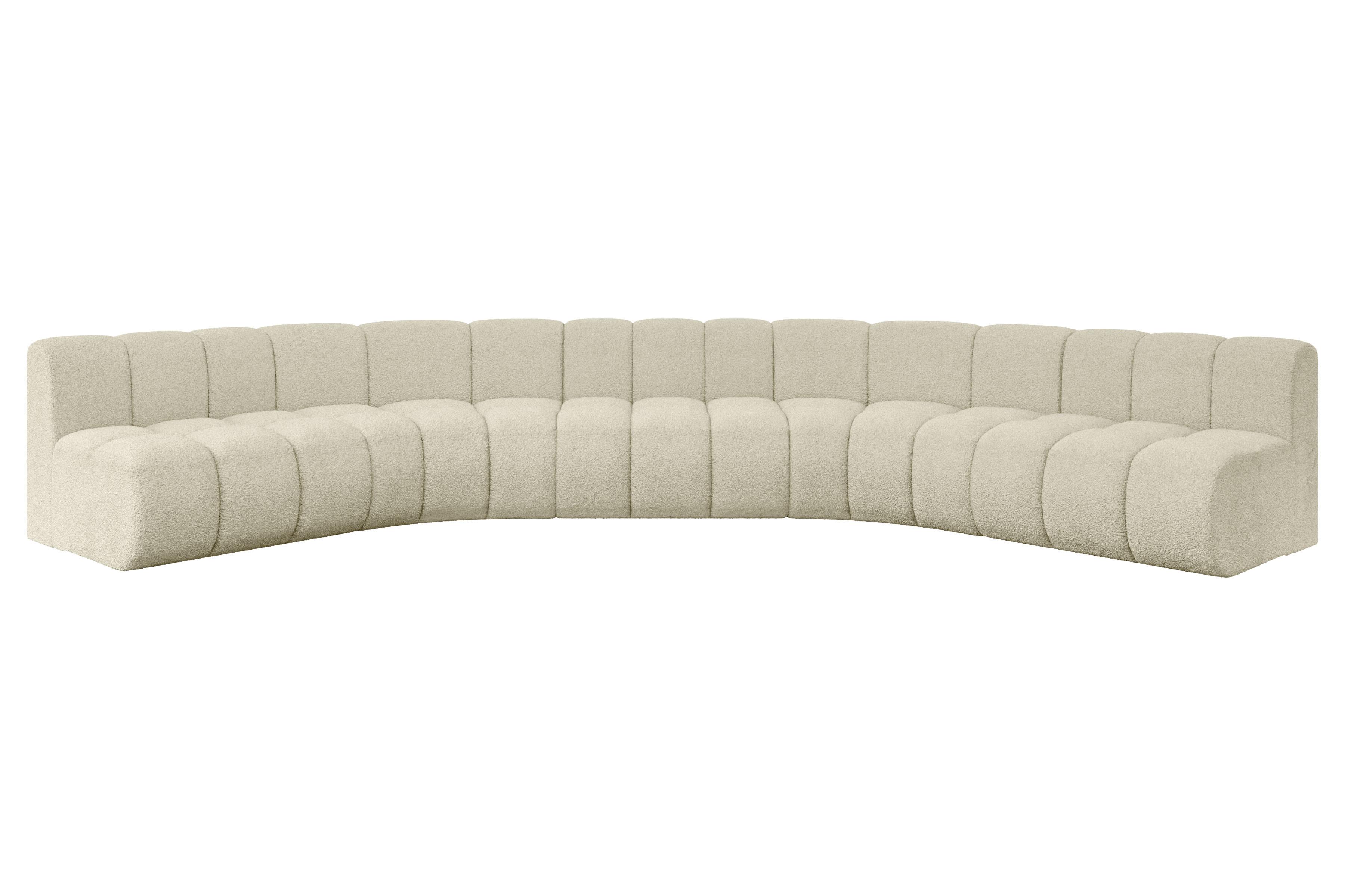 wohnli-moebel-suche-800001616889 Wohnli Möbelsuche - WOHNLANDSCHAFT modulares Sofa Montra-U1 - 490x174x70 cm Beige