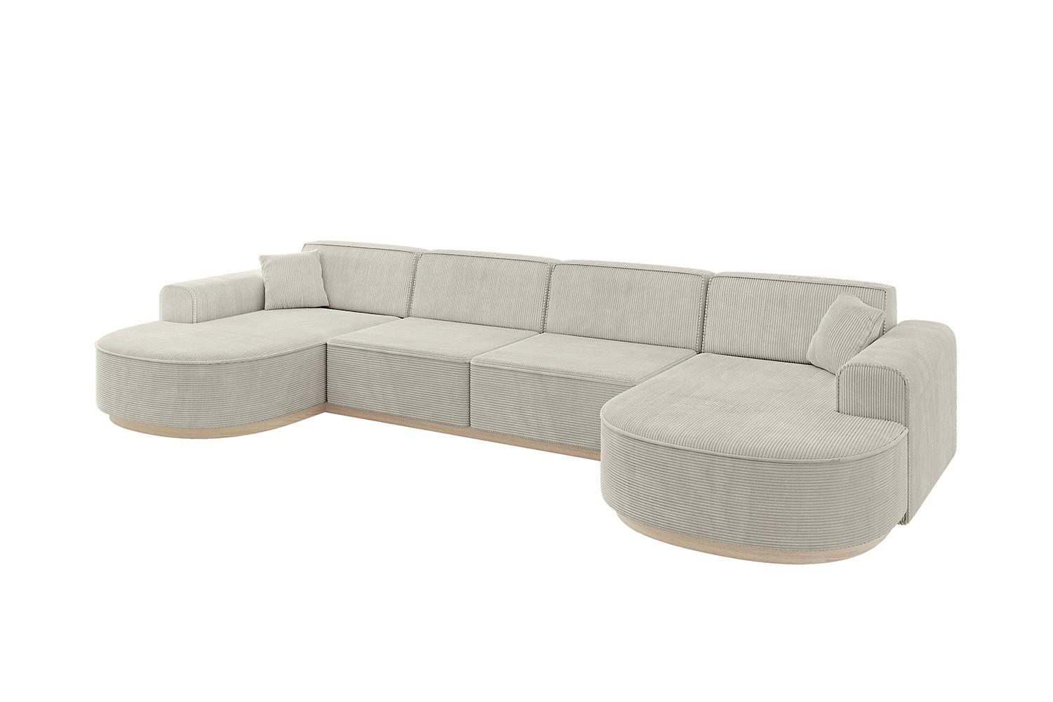 wohnli-moebel-suche-800001617005 Wohnli Möbelsuche - WOHNLANDSCHAFT MARI-U2-v1 - 388x171x83 cm Creme Cord