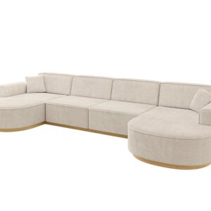wohnli-moebel-suche-800001617067 Wohnli Möbelsuche - WOHNLANDSCHAFT MARI-U2-v2 - 388x171x83 cm Beige Cord