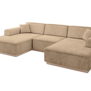 wohnli-moebel-suche-800001617072 Wohnli Möbelsuche - WOHNLANDSCHAFT IREA-U1 - 303x171x83 cm Beige