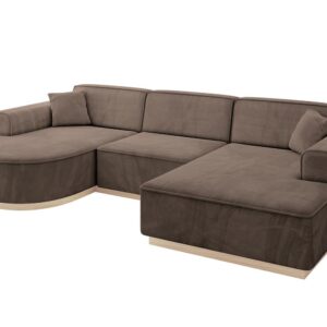 Wohnli Möbelsuche - WOHNLANDSCHAFT ARRIO-U1 303x171x83 cm Braun