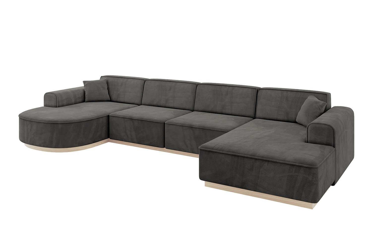 Wohnli Möbelsuche - WOHNLANDSCHAFT ARRIO-U2 303x171x83 cm Anthrazit