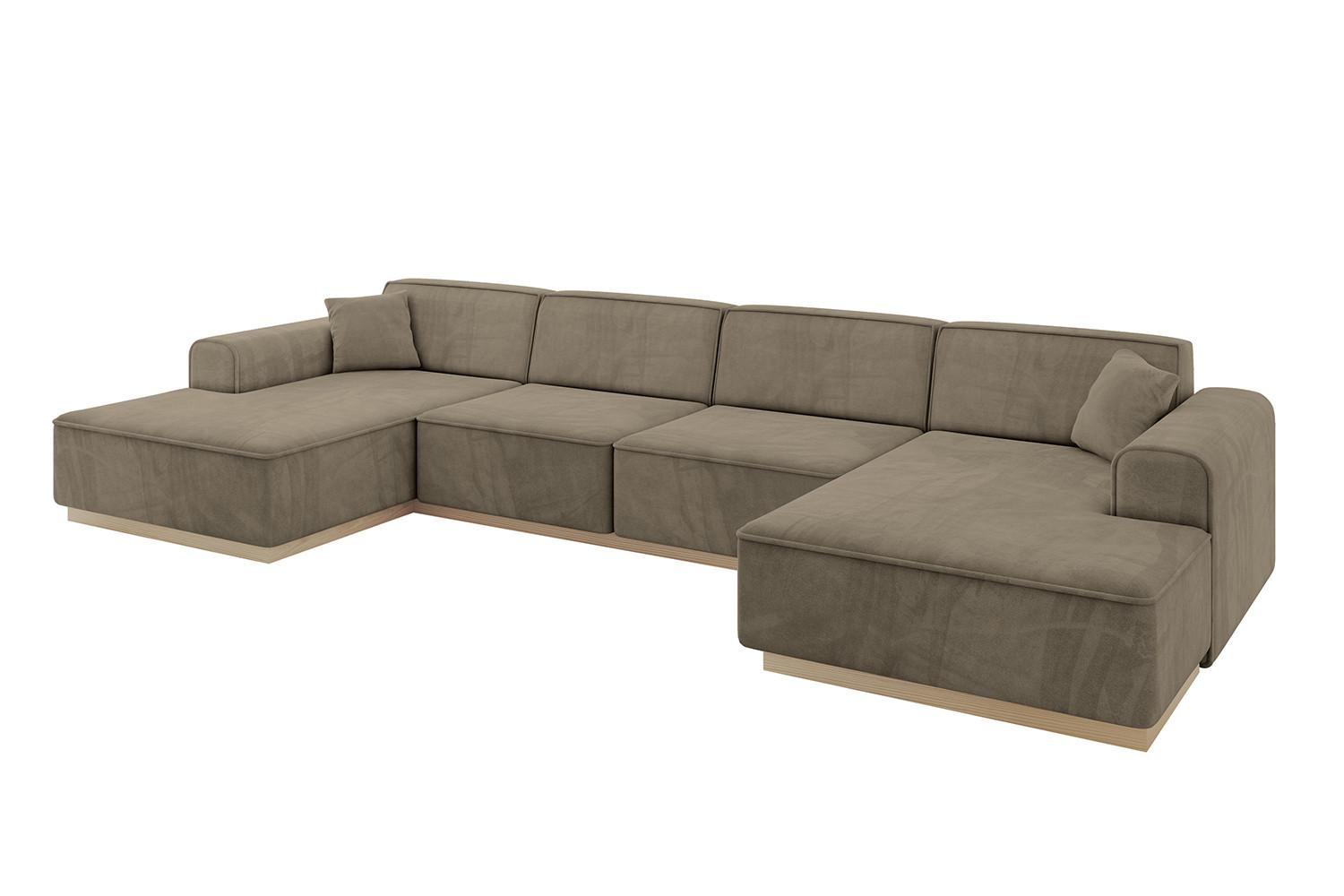 wohnli-moebel-suche-800001617213 Wohnli Möbelsuche - WOHNLANDSCHAFT IREA-U2 - 388x171x83 cm Braun