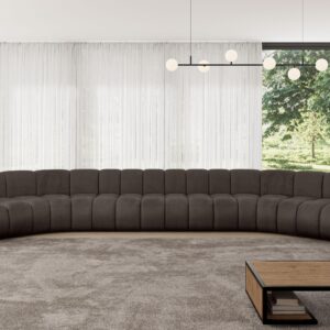 wohnli-moebel-suche-800001617218-1 WOHNLANDSCHAFT modulares Sofa Montra-U2 - 581x174x70 cm Braun Textil ALTDECOR Möbel > Sofas & Couches > Wohnlandschaften > Wohnlandschaften U-Form Braun