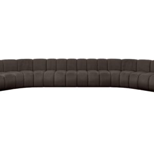 Wohnli Möbelsuche - WOHNLANDSCHAFT modulares Sofa Montra-U2 - 581x174x70 cm Braun