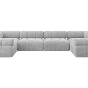 wohnli-moebel-suche-800001617232 Wohnli Möbelsuche - WOHNLANDSCHAFT modulares Sofa Birno-U2 - 380x190x70 cm Grau Cord