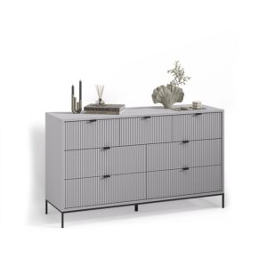 wohnli-moebel-suche-800001619964 Wohnli Möbelsuche - SIDEBOARD Aterno Grau 42 x 81 cm mit 7 Schubladen