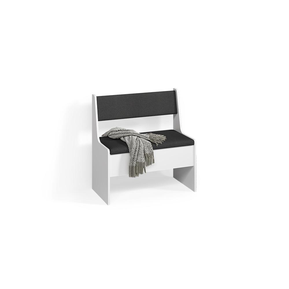 wohnli-moebel-suche-800001620001 Wohnli Möbelsuche - ESSZIMMER-ECKBANK Tiberio Weiß 41.5 x 76.6 cm