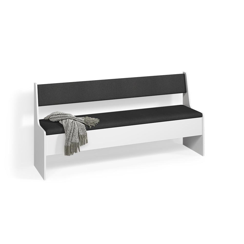 wohnli-moebel-suche-800001620044 Wohnli Möbelsuche - ESSZIMMER-ECKBANK Tiberio Weiß 41.5 x 166.6 cm