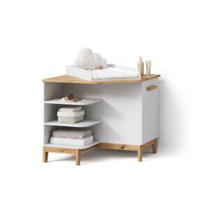 wohnli-moebel-suche-800001620088 Wohnli Möbelsuche - WICKELKOMMODE Mailo Weiß/Artisan mit Tür