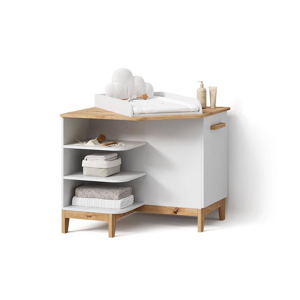 wohnli-moebel-suche-800001620088 Wohnli Möbelsuche - WICKELKOMMODE Mailo Weiß/Artisan mit Tür