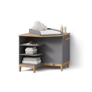 wohnli-moebel-suche-800001620097 Wohnli Möbelsuche - WICKELKOMMODE Mailo Grau/Artisan mit Tür