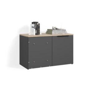 wohnli-moebel-suche-800001620108 Wohnli Möbelsuche - ECKKOMMODE Piave Anthrazit Eck Kommode mit Tür