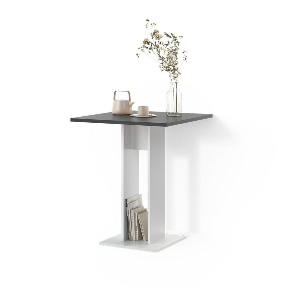wohnli-moebel-suche-800001620253 Wohnli Möbelsuche - ESSTISCH Regusa Weiß/Anthrazit 65 x 78 cm