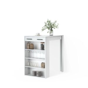 Wohnli Möbelsuche - BARTISCH Regusa Weiß 67 x 100 cm