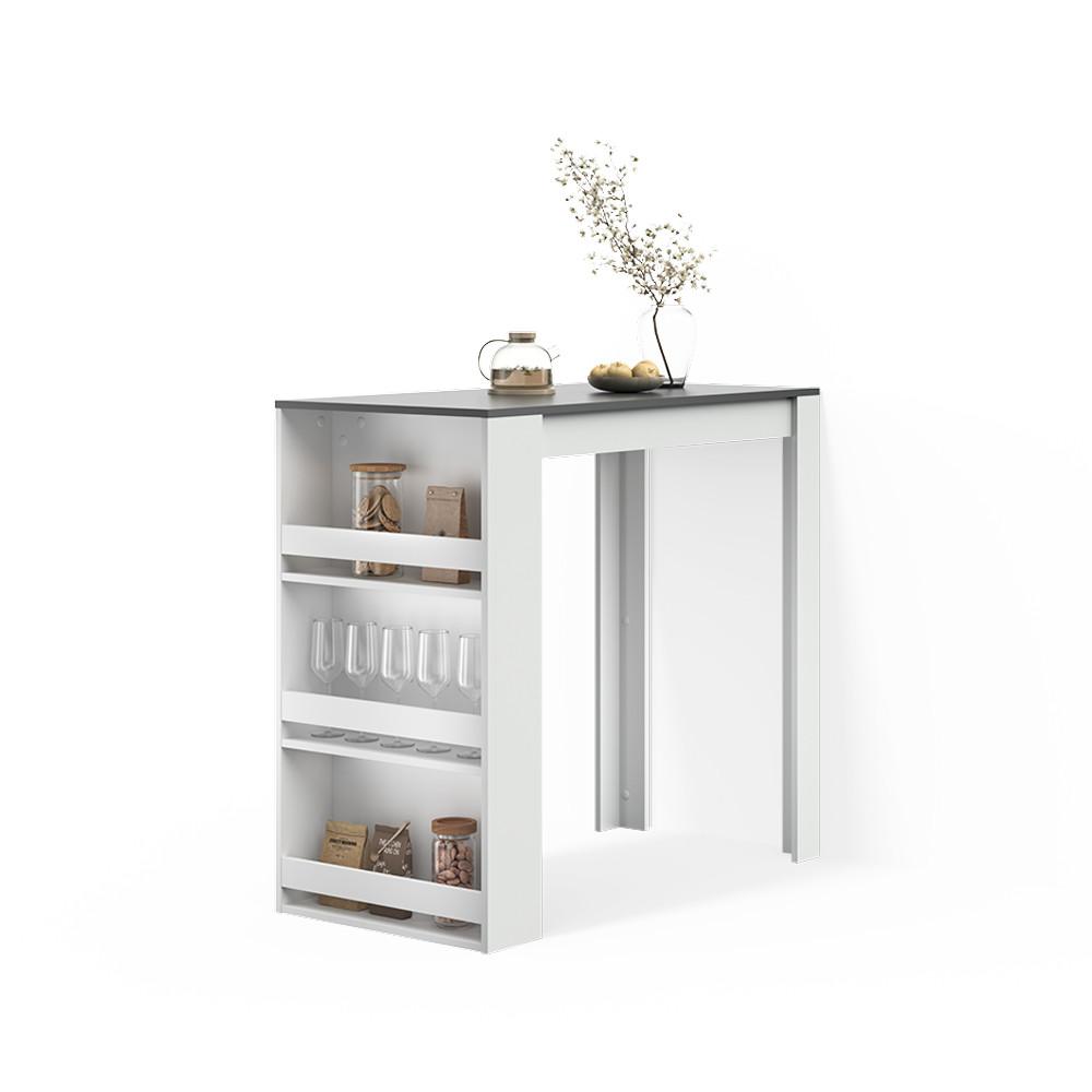 wohnli-moebel-suche-800001620257 Wohnli Möbelsuche - BARTISCH Regusa Weiß/Anthrazit 57 x 117 cm