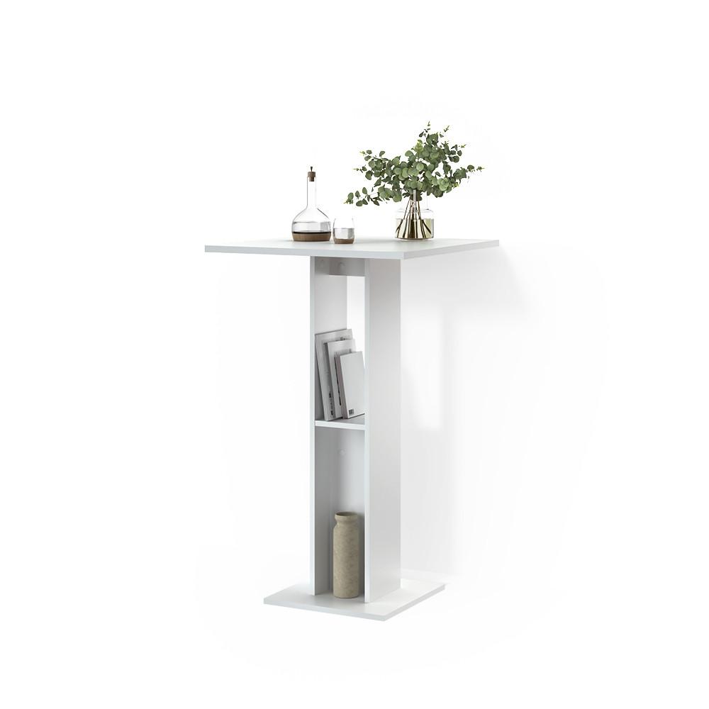 Wohnli Möbelsuche - BARTISCH Regusa Weiß 65 x 65 cm