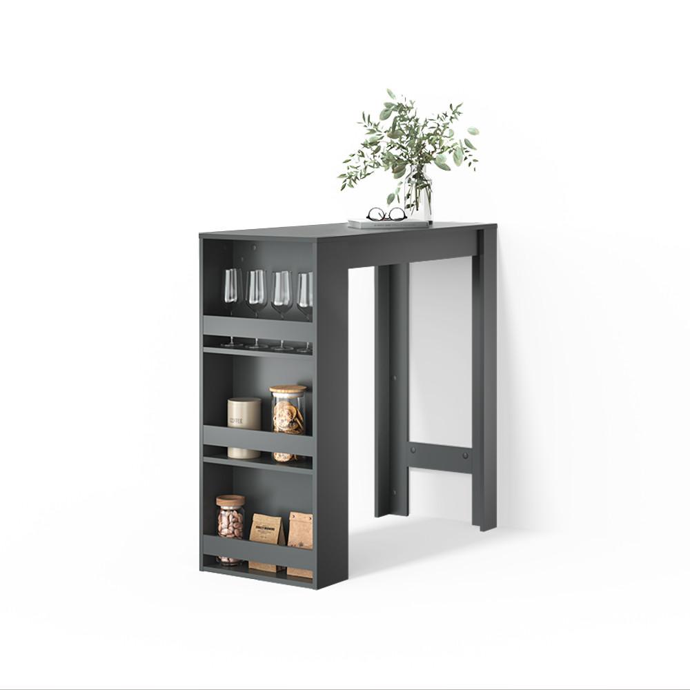 Wohnli Möbelsuche - BARTISCH Regusa Anthrazit 45 x 110 cm