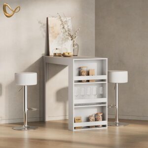 BARTISCH Regusa Weiß 57 x 117 cm Holzwerkstoff Livinity® Möbel > Tische > Bartische Weiß