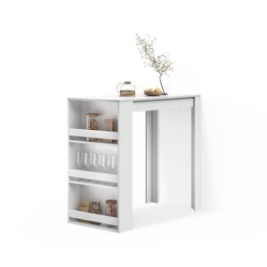 Wohnli Möbelsuche - BARTISCH Regusa Weiß 57 x 117 cm