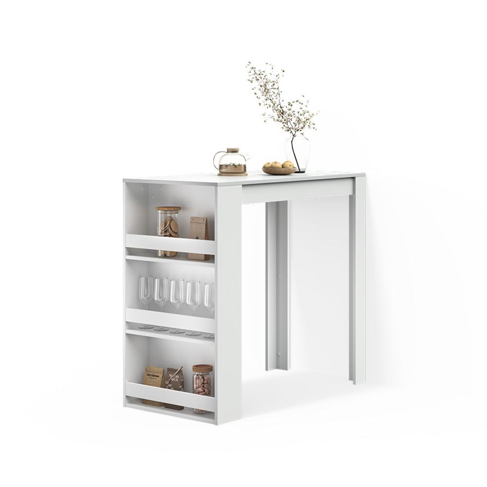Wohnli Möbelsuche - BARTISCH Regusa Weiß 57 x 117 cm