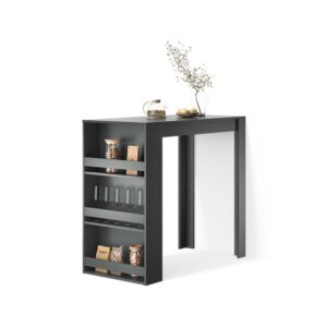 Wohnli Möbelsuche - BARTISCH Regusa Anthrazit 57 x 117 cm