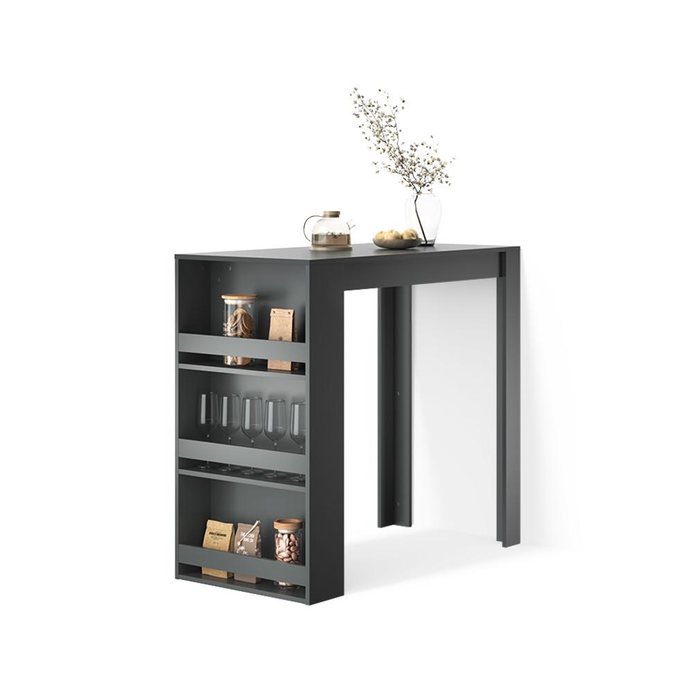 Wohnli Möbelsuche - BARTISCH Regusa Anthrazit 57 x 117 cm