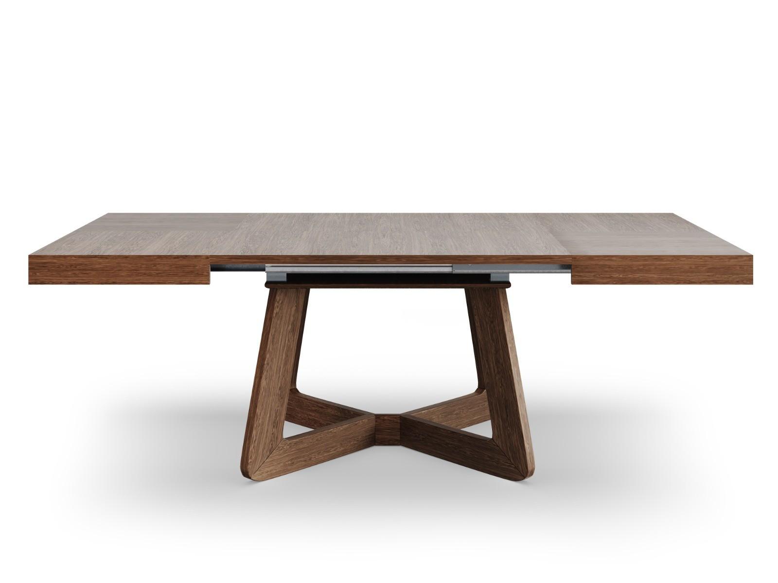 ESSTISCH PIAZZA Ausziehbar 130 - 230 / 130 x 76 cm Holz MASSENO Möbel > Tische > Esstische Braun