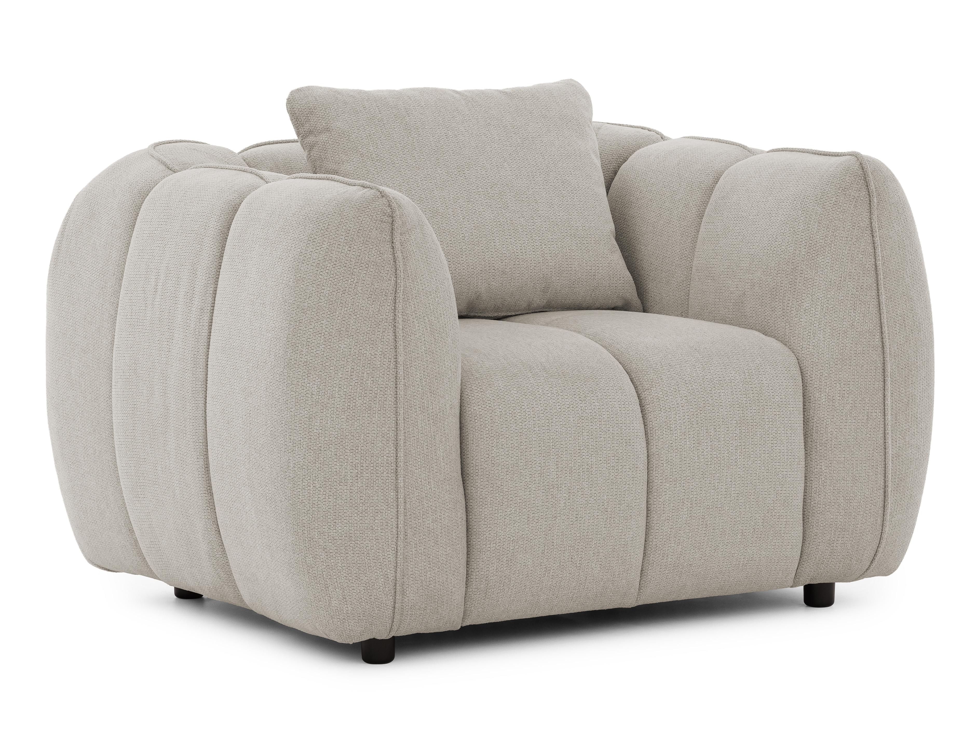 wohnli-moebel-suche-800001631004 Wohnli Möbelsuche - SESSEL Nubira in tief gesteppter Bubble-Optik aus weichem Taupe Strukturstoff im modernen Design