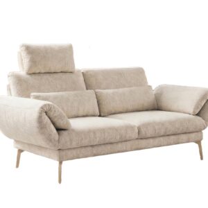 Wohnli Möbelsuche - SOFA HOLLY Weiß Flachgewebe