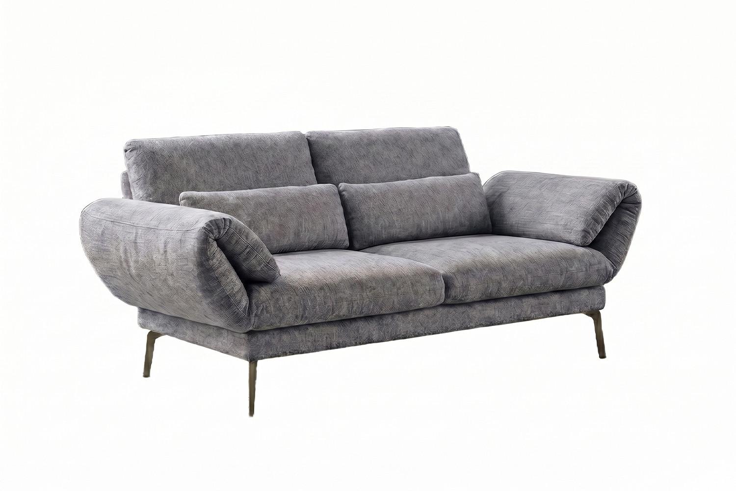 Wohnli Möbelsuche - SOFA HOLLY Grau Flachgewebe